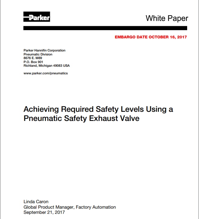 safety levels whitepaper parker